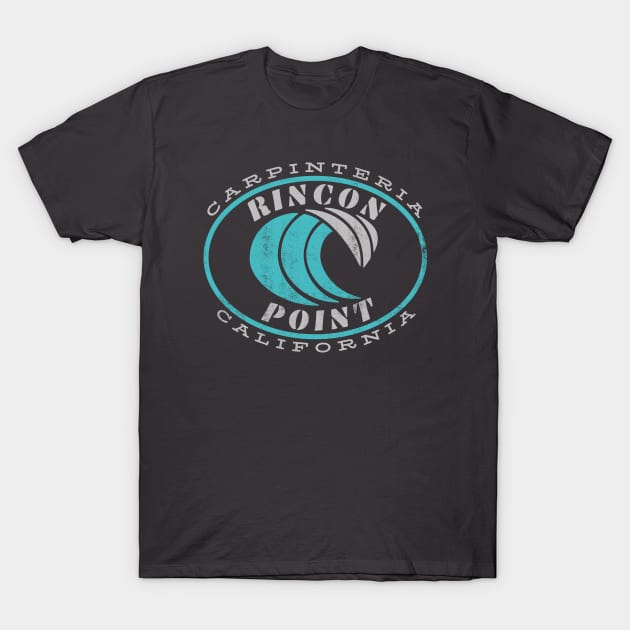 Rincon Point - Carpinteria, California T-Shirt by Sisu Design